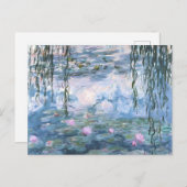 Claude Monet Impressionist Water Lillies Painting Briefkaart (Voorkant / Achterkant)