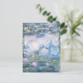Claude Monet Impressionist Water Lillies Painting Briefkaart (Staand voorkant)