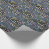Claude Monet Impressionist Water Lillies Painting Cadeaupapier (Hoek)