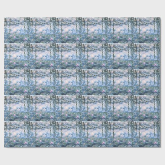 Claude Monet Impressionist Water Lillies Painting Cadeaupapier (Vlak)