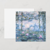 Claude Monet Impressionist Water Lillies Painting Feestdagenkaart (Voorkant / Achterkant)