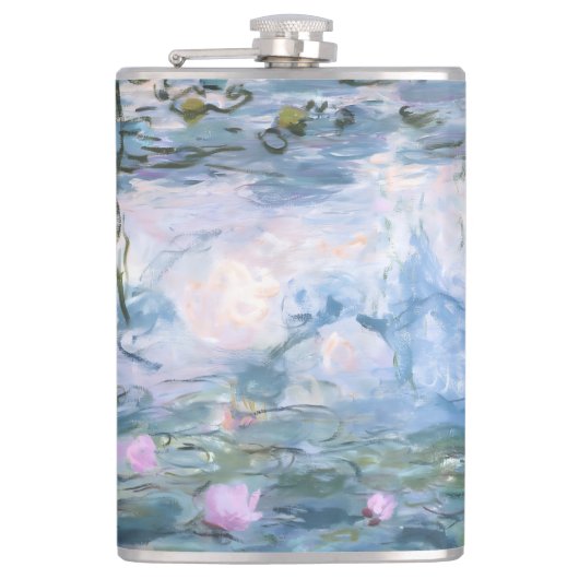 Claude Monet Impressionist Water Lillies Painting Heupfles (Voorkant)