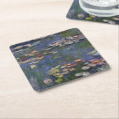 Claude Monet Impressionist Water Lillies Painting Kartonnen Onderzetters (Schuin)