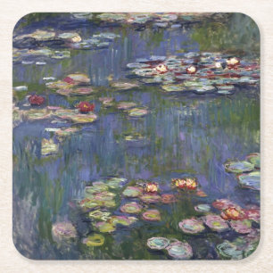 Claude Monet Impressionist Water Lillies Painting Kartonnen Onderzetters