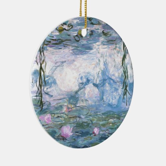 Claude Monet Impressionist Water Lillies Painting Keramisch Ornament (Rechts)