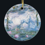 Claude Monet Impressionist Water Lillies Painting Keramisch Ornament<br><div class="desc">Impressionist Landschap Schilderen door Claude Monet - Klassieke Masterstukken - Claude Monet's Impressionist Painting Series - Claude Monet Impressionist Water Lillies Schilting</div>