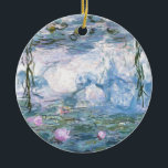 Claude Monet Impressionist Water Lillies Painting Keramisch Ornament<br><div class="desc">Impressionist Landschap Schilderen door Claude Monet - Klassieke Masterstukken - Claude Monet's Impressionist Painting Series - Claude Monet Impressionist Water Lillies Schilting</div>