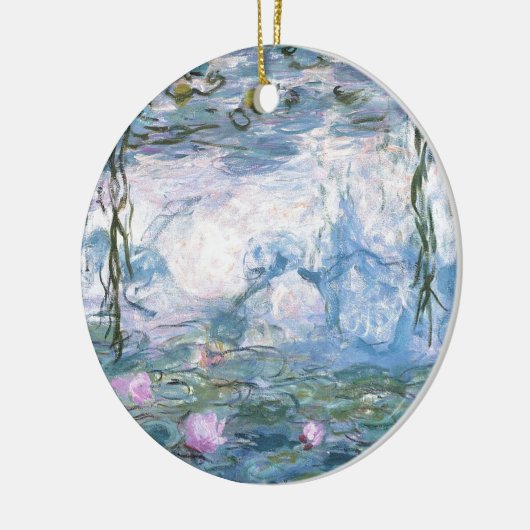 Claude Monet Impressionist Water Lillies Painting Keramisch Ornament (Links)