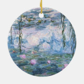 Claude Monet Impressionist Water Lillies Painting Keramisch Ornament (Achterkant)