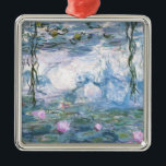 Claude Monet Impressionist Water Lillies Painting Metalen Ornament<br><div class="desc">Impressionist Landschap Schilderen door Claude Monet - Klassieke Masterstukken - Claude Monet's Impressionist Painting Series - Claude Monet Impressionist Water Lillies Schilting</div>