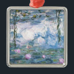 Claude Monet Impressionist Water Lillies Painting Metalen Ornament<br><div class="desc">Impressionist Landschap Schilderen door Claude Monet - Klassieke Masterstukken - Claude Monet's Impressionist Painting Series - Claude Monet Impressionist Water Lillies Schilting</div>
