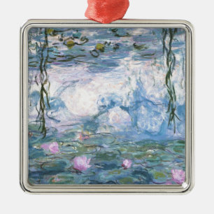 Claude Monet Impressionist Water Lillies Painting Metalen Ornament