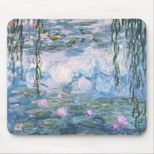 Claude Monet Impressionist Water Lillies Painting Muismat