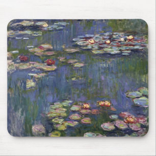 Claude Monet Impressionist Water Lillies Painting Muismat