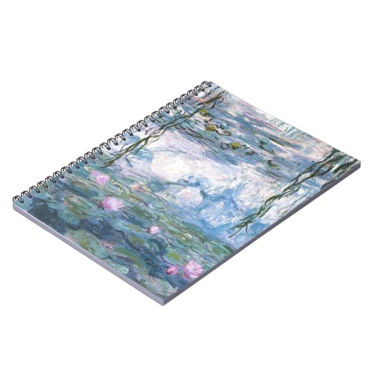 Claude Monet Impressionist Water Lillies Painting Notitieboek (Linkerzijde)
