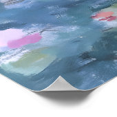 Claude Monet Impressionist Water Lillies Painting Poster (Hoek)