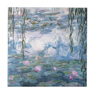 Claude Monet Impressionist Water Lillies Painting Tegeltje