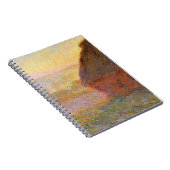 Claude Monet Impressionistisch Schilderij Graystak Notitieboek (Rechterzijde)