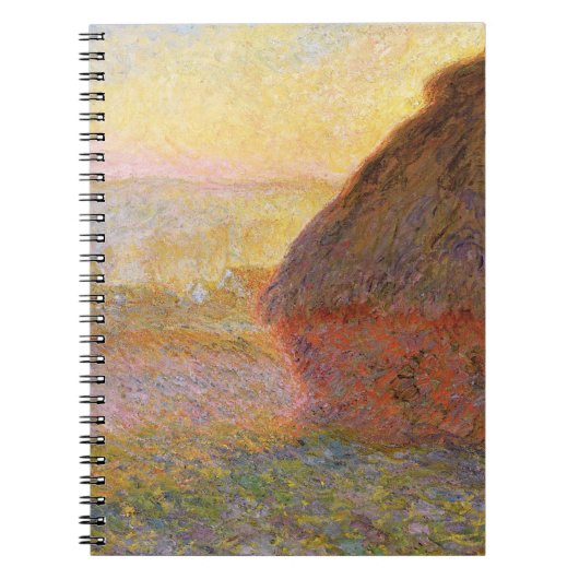 Claude Monet Impressionistisch Schilderij Graystak Notitieboek (Voorkant)