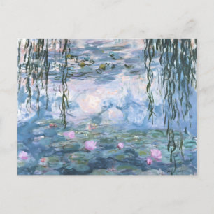 Claude Monet Impressionistisch Waterlelies Schilde Feestdagenkaart