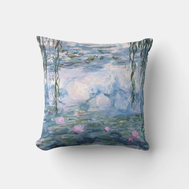 Claude Monet Impressionistisch Waterlelies Schilde Kussen (Voorkant)
