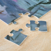 Claude Monet Impressionistisch Waterlelies Schilde Legpuzzel (Zijkant)