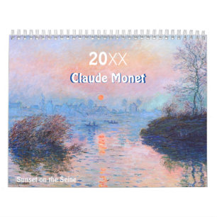 Claude Monet Impressionistische Rivier Schilderije Kalender