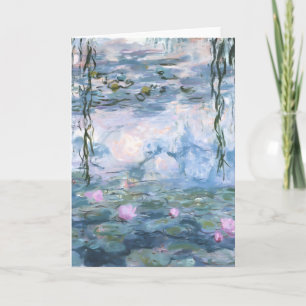 Claude Monet Impressionistische Waterlelies Schild Kaart