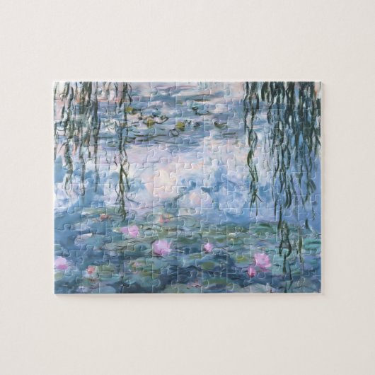 Claude Monet Impressionistische Waterlelies Schild Legpuzzel (Horizontaal)