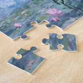 Claude Monet Impressionistische Waterlelies Schild Legpuzzel (Zijkant)