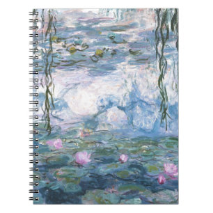 Claude Monet Impressionistische Waterlelies Schild Notitieboek