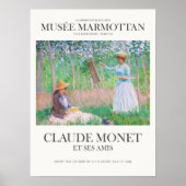 Claude Monet In de Bossen bij Giverny Art Print (Voorkant)