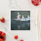 Claude Monet - In de Norvegienne Boat bij Giverny Servet (Insitu)