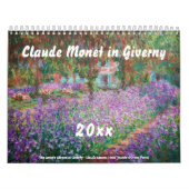 Claude Monet in Giverny Kalender (Hoes)