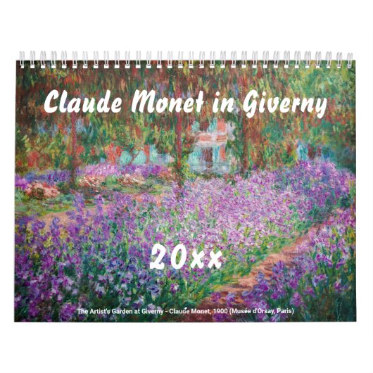 Claude Monet in Giverny Kalender (Hoes)