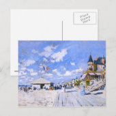 Claude Monet In het strand van Trouville Briefkaart (Voorkant / Achterkant)
