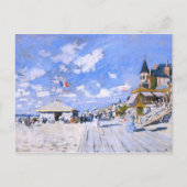 Claude Monet In het strand van Trouville Briefkaart (Voorkant)