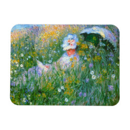 Claude Monet "In the Meadow" Magneet