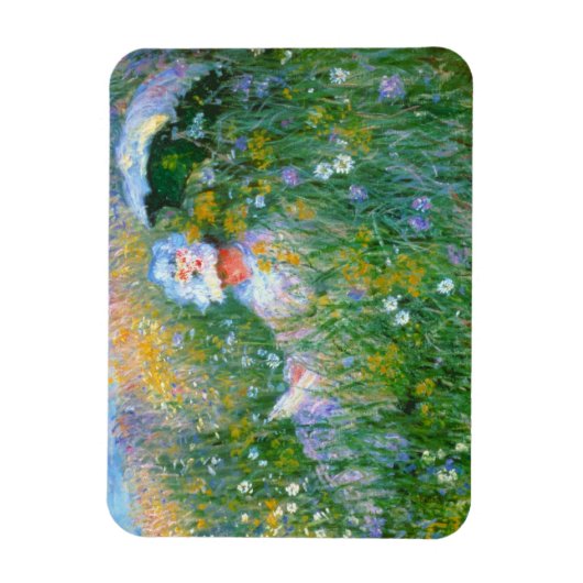 Claude Monet "In the Meadow" Magneet (Verticaal)