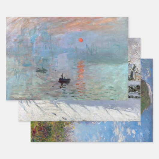 Claude Monet Inpakpapier Vel (Set)