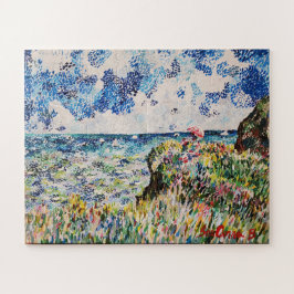 Claude Monet inspireerde Cliff Walk in Pourville Legpuzzel