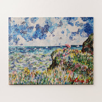 Claude Monet inspireerde Cliff Walk in Pourville Legpuzzel
