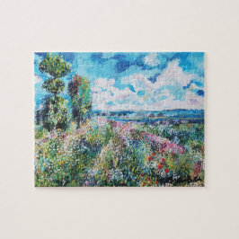 Claude Monet inspireerde Meadow op Poplars Legpuzzel