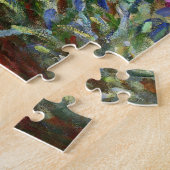 Claude Monet Iris Garden over Giverny Impressionis Legpuzzel (Zijkant)