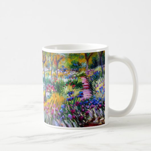 Claude Monet Iris Garden van Giverny Koffiemok (Rechts)