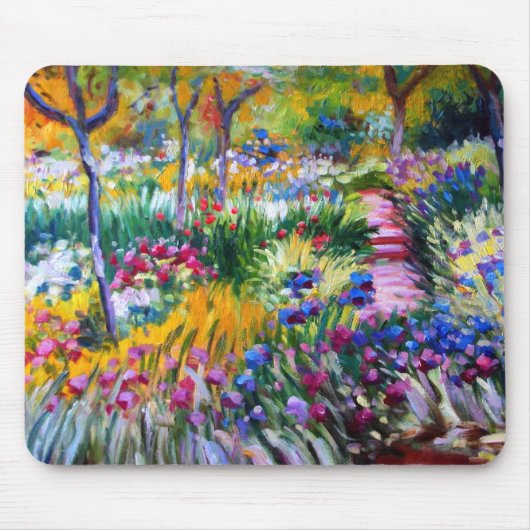Claude Monet Iris Garden van Giverny Muismat (Voorkant)