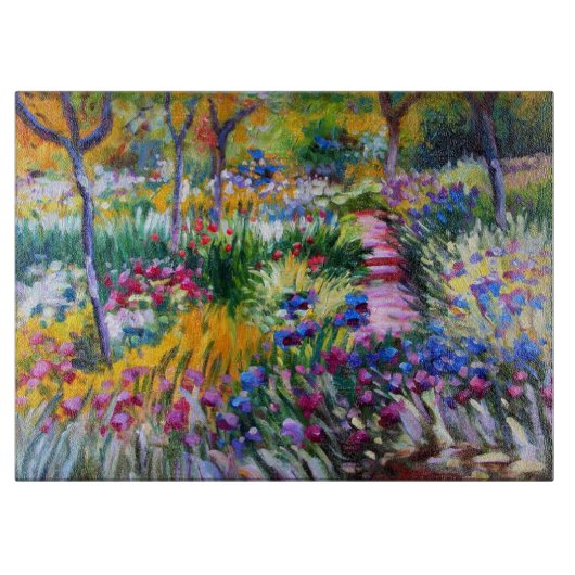 Claude Monet Iris Garden van Giverny Snijplank (Voorkant)