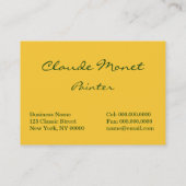 Claude Monet Iris Garden van Giverny Visitekaartje (Achterkant)