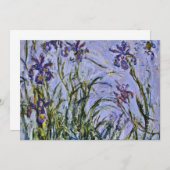 Claude Monet - Iris Mauves (Voorkant / Achterkant)