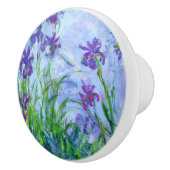 Claude Monet "Iris mauves" Keramische Knop (Rechts)